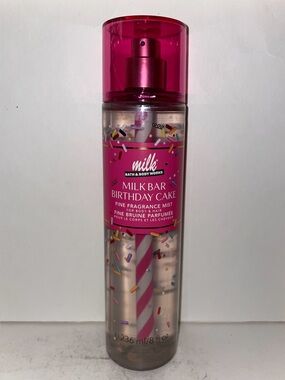 Bath & Body Works Milk Bar Birthday Cake Fragrance Mist 8oz Discontinued New